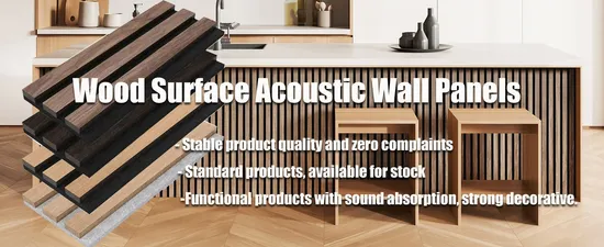 Wholesale Home Decor Sound Proof Wooden Slat with MDF WPC Boards Sound Reduction Interior Decorative 3D Acoustic Wall Panel for Wooden Items 